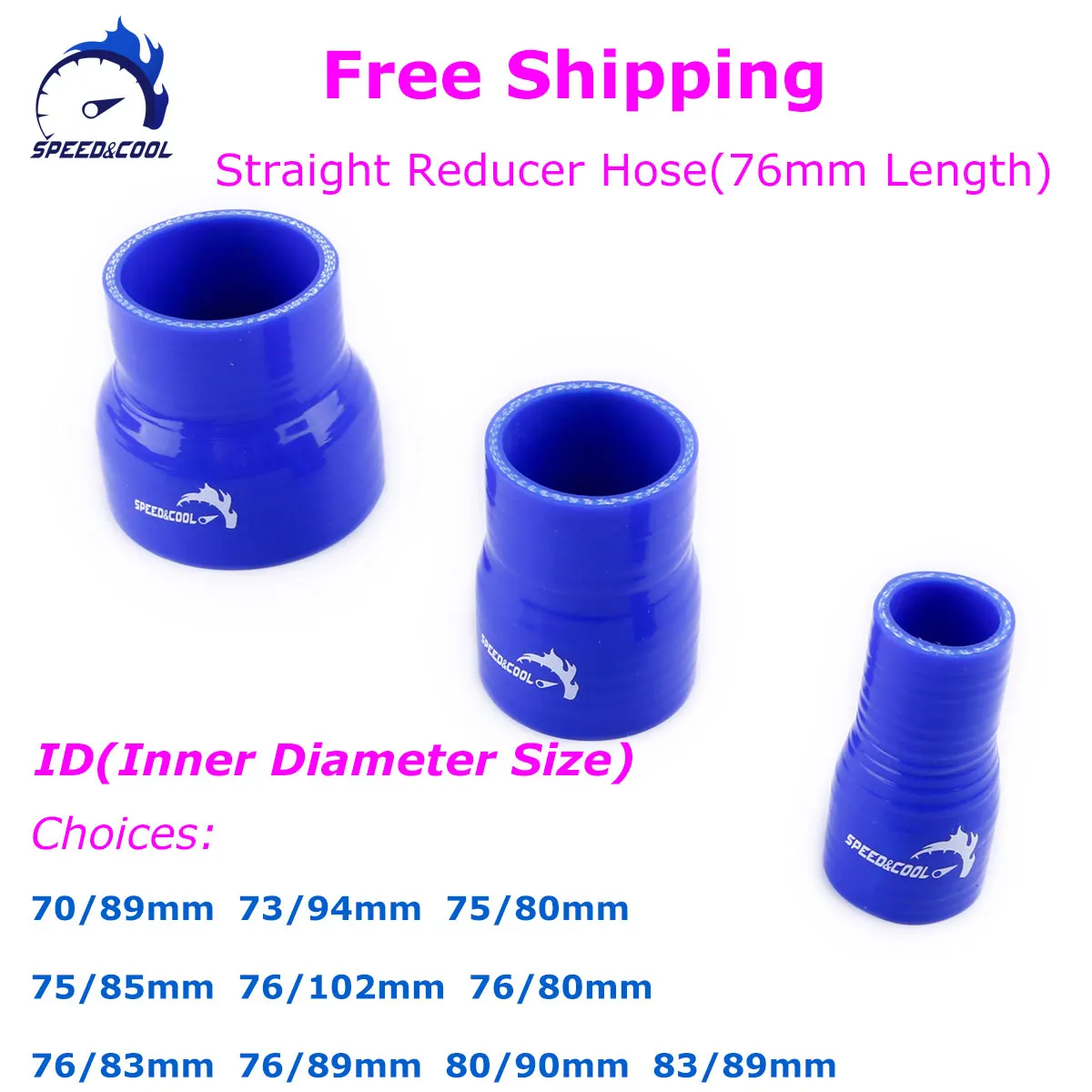 Tuyau de liquide de refroidissement en silicone général droit Beverer, tuyau  intermédiaire, tube, 70mm, 73mm, 75mm, 76mm, 80mm, 83mm, 85mm, 89mm, 90mm,  94mm, 102m - AliExpress