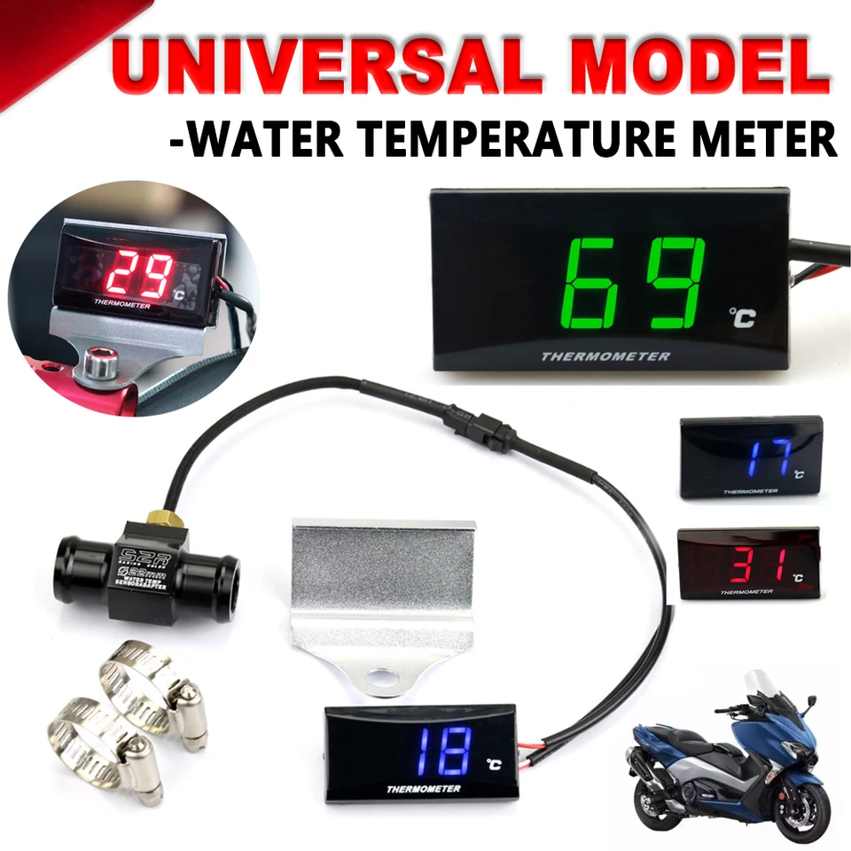 KOSO Motorrad Thermometer Meter Moto Wasser Temperatur Gauge für Yamaha MT  07 MT07 XMAX XMAX300 PCX 150 NMAX BWM Kawasaki - AliExpress