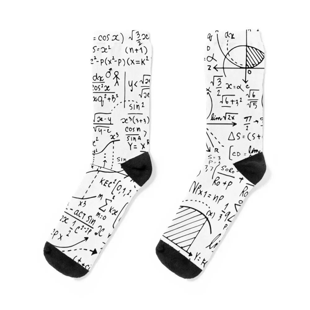 Math Equations and Mathematical Patterns Socks Men's compression designer brand Woman Socks Men's morphing a guide to mathematical transformations for architects