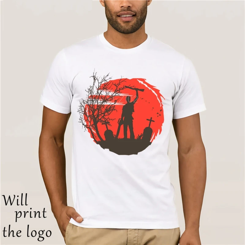 Boomstick Uomo Unisex Tees Top T Shirt Zombie Morti Morti Cranio Horror Baventoso Maschio Cenere Williams Army Of Darkness