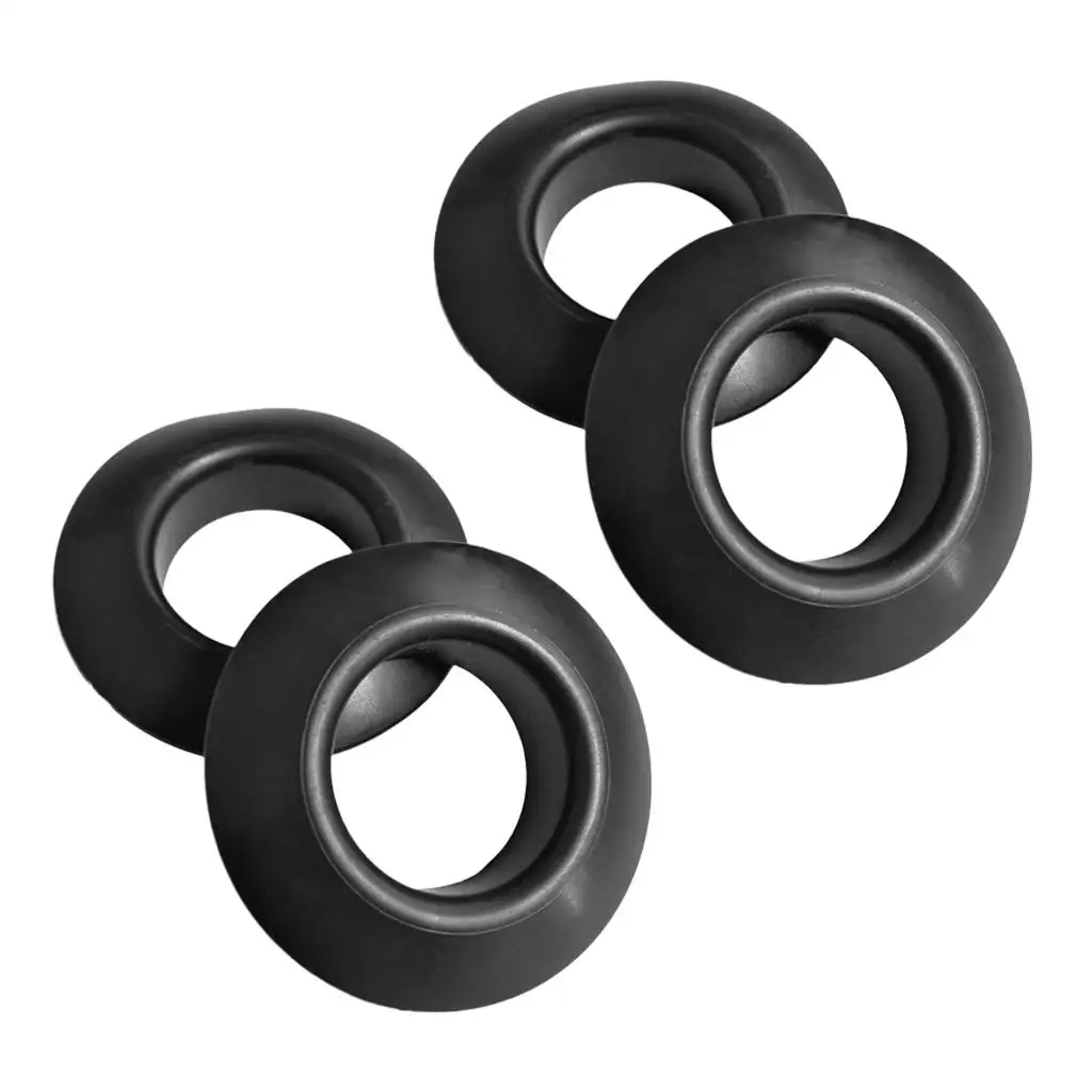 4pcs Universal Black Rubber paddle Drip Ring Heavy Duty 30mm Dia.