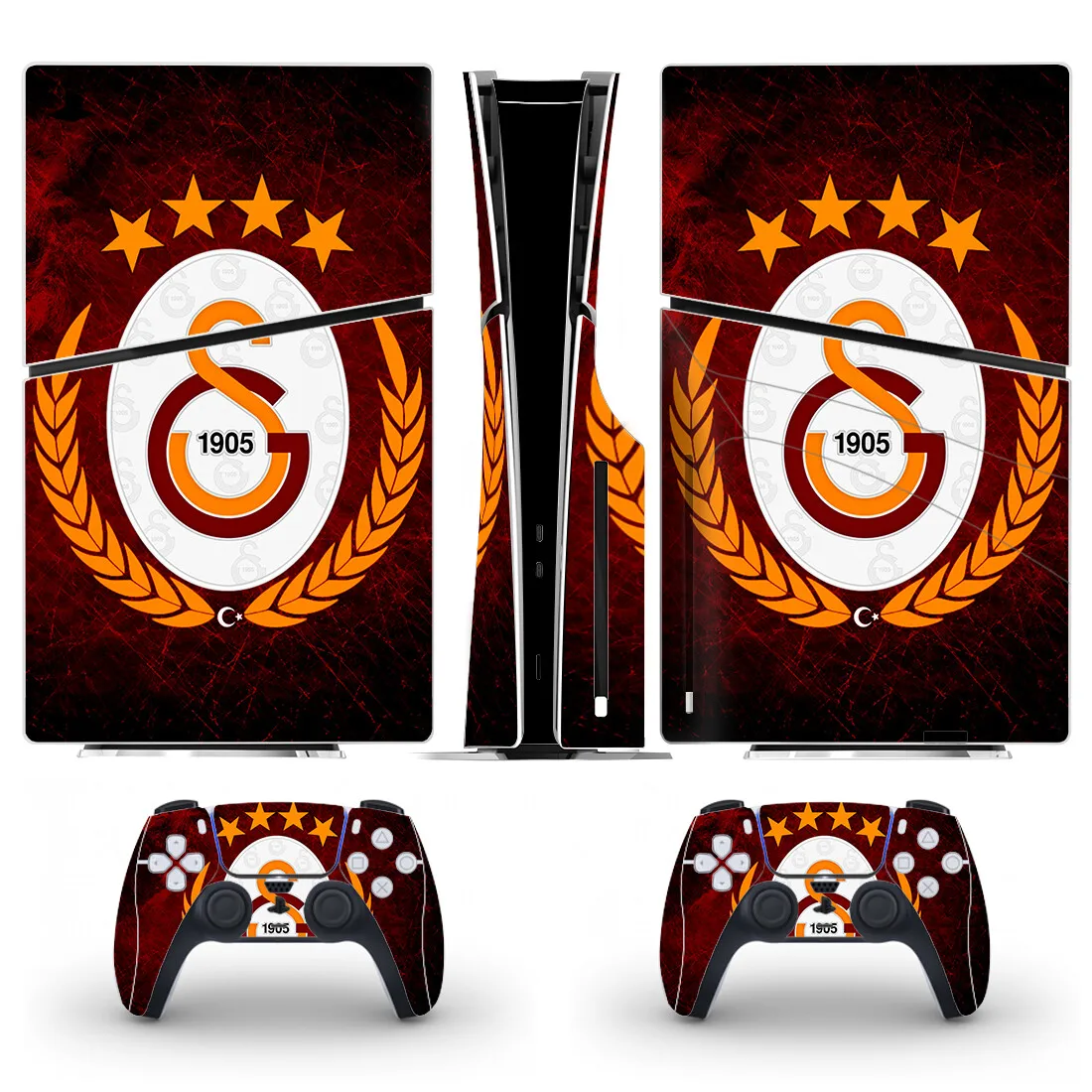 New Football Ps5 Slim Disc Skin Sticker Protector Decalcomania Cover Per Console Controller Ps5 Slim Disk Sticker Vinyl