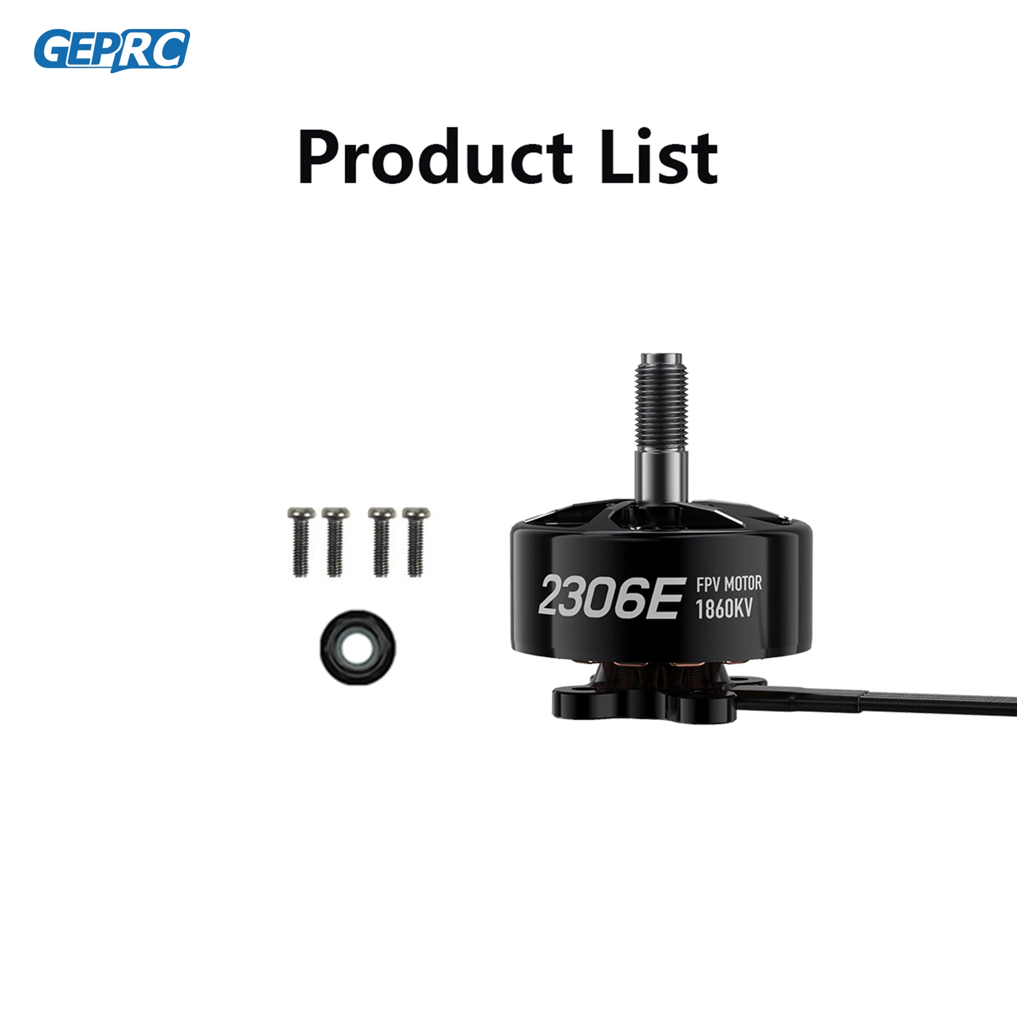 GEPRC SPEEDX2 2306E Motor High Power High Heat Dissipation Compatible ESC 40A for 4-5inch FPV Quads Racing Drone Multicopter