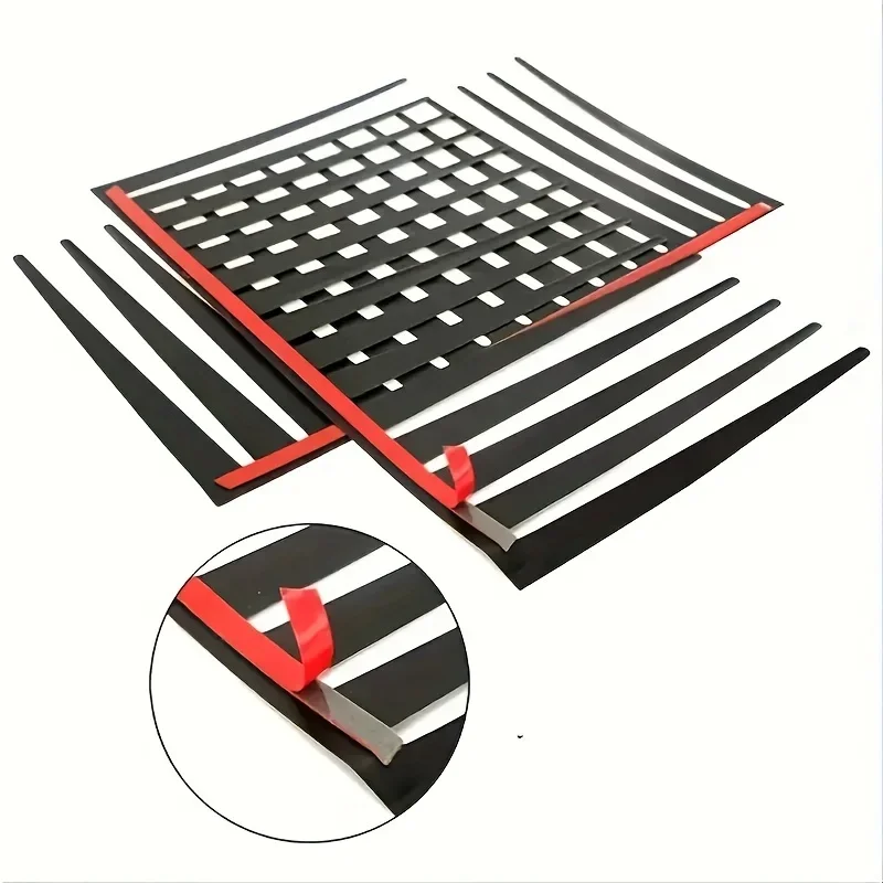 3D Headlights Eyelash Stickers for Car Use Eyelashes Decorative Self-adhesive Style 1 Pair