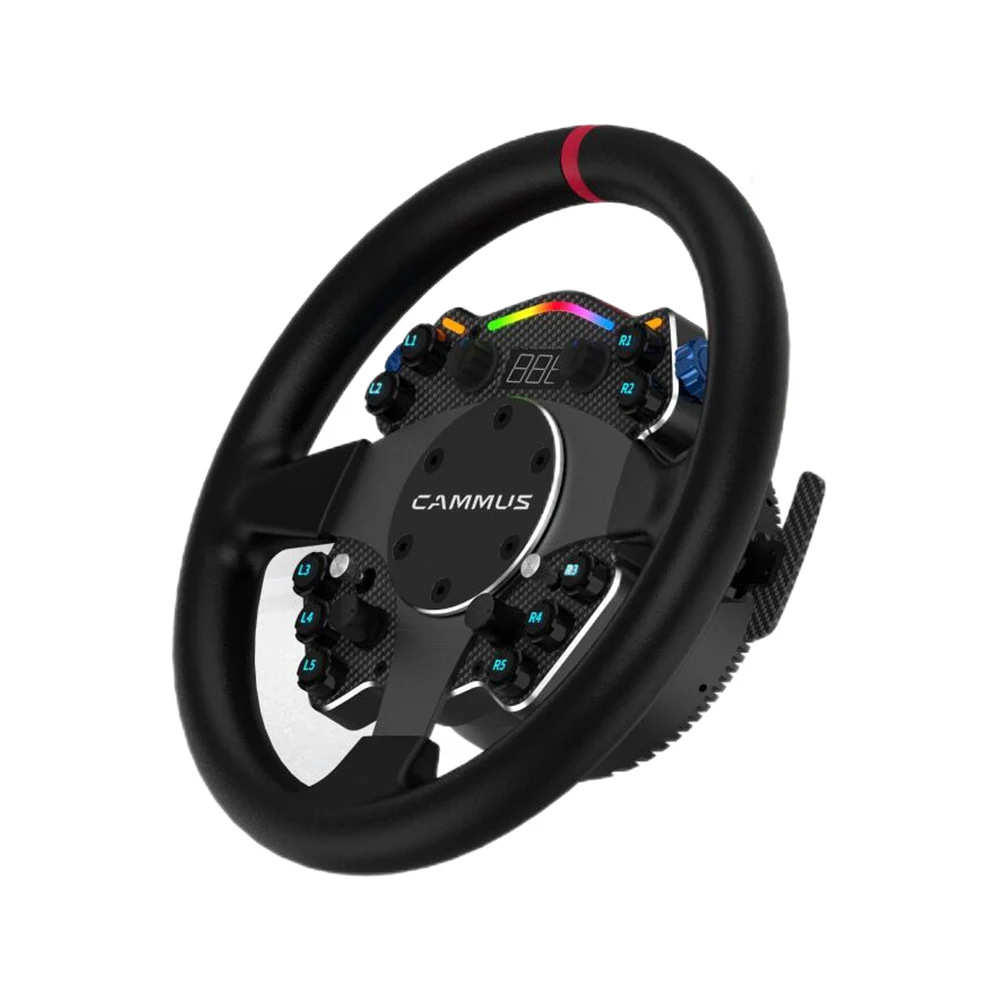 

CAMMUS C12 Direct Drive Base Simulator Gaming Steering Wheel Racing Driving Wheel and Pedals for PC Game
