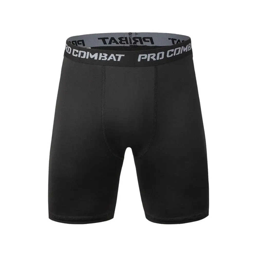Leggings sportivi da uomo pantaloni da Fitness maschili collant elastici a compressione pantaloncini da allenamento da corsa da palestra pantaloncini da fondo ad asciugatura rapida