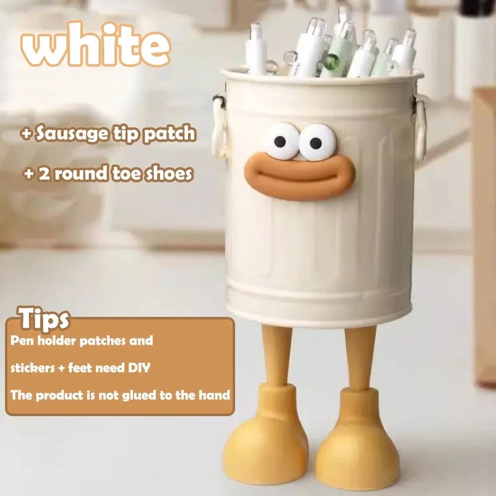 Cartoon Desk Organizer Pen Pencil Holder Office Stationery Storage