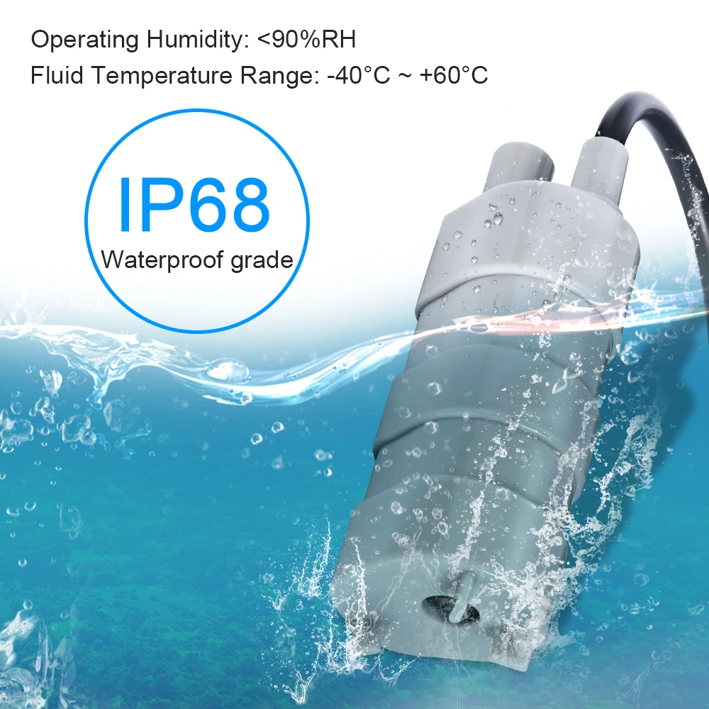 Description Picture 3 of item12V 24V Brushless Motor Pump 1000l /H Small Portable Silent Vertical Bottom Suction Pump Water Heater Slotted Water Supply Pump