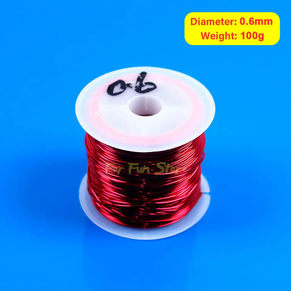 For Fun Copper Wire Enameled Wire 0.1mm -1.0mm Multi-purpose Bead String Cable Conductive Copper Wire Magnet Wire Bare Wire Coil image 9
