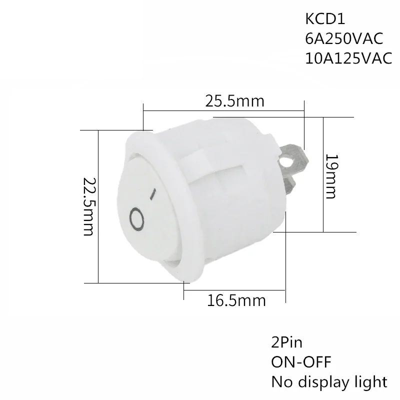 ตัวเลือกสินค้า สวิตช์ไฟ LED ปุ่มกด 2 ปุ่ม สำหรับรถยนต์ 12V/24V