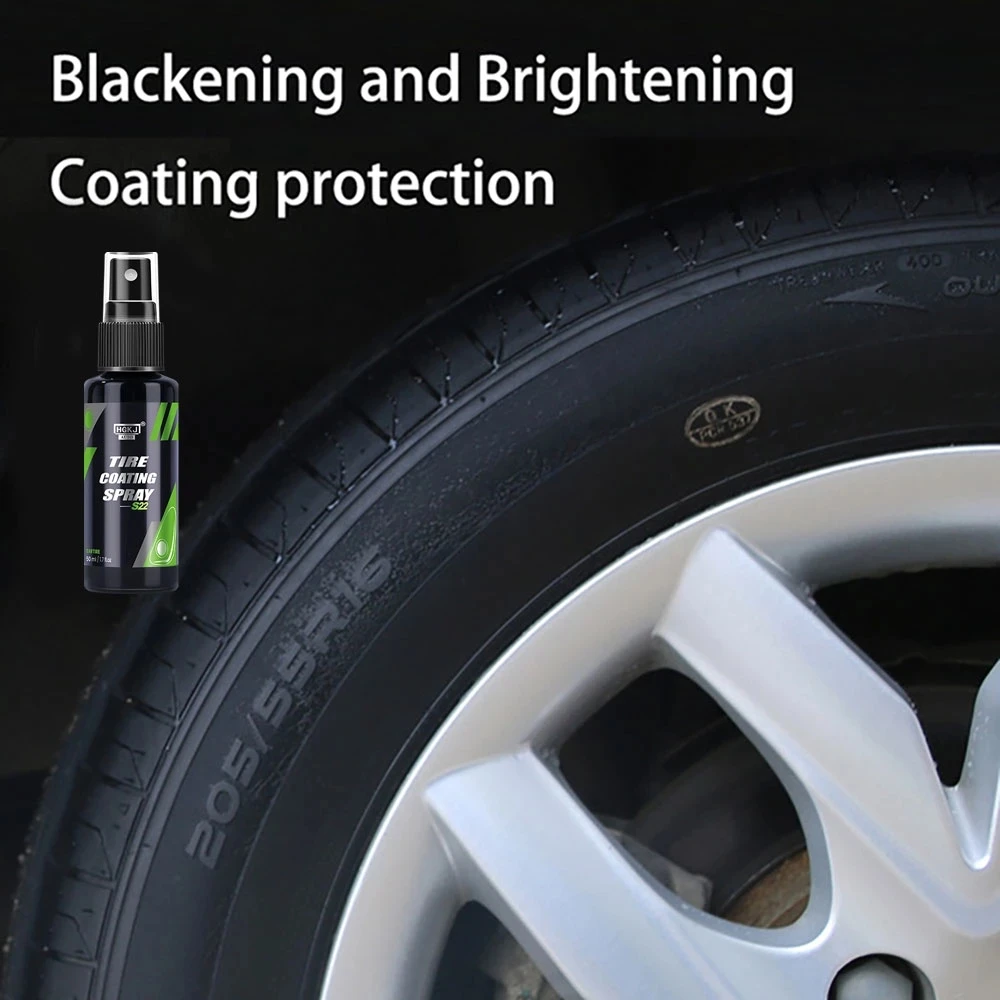 Black Car Tire Blackening Ceramic Coating Spray Liquid Refurbishing Agent Auto Washing Accessories Spraying Wax Clean