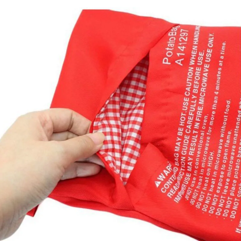 1PC Washable Cooker Bag Baked Potato Microwave Cooking Potato baking bag kitchen tools microwave cooking bags