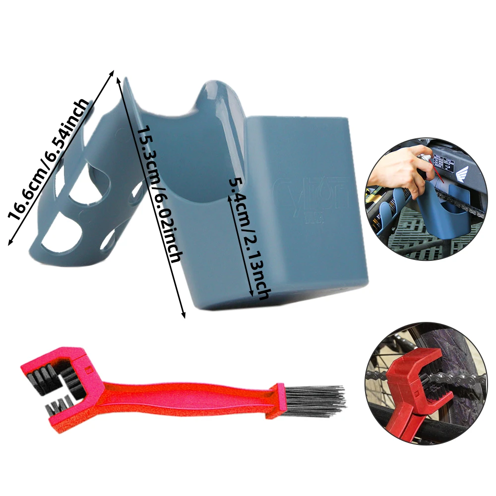 Bike Chain Oil Storage Tool Box Chain Cleaning Oil Splashproof Tool