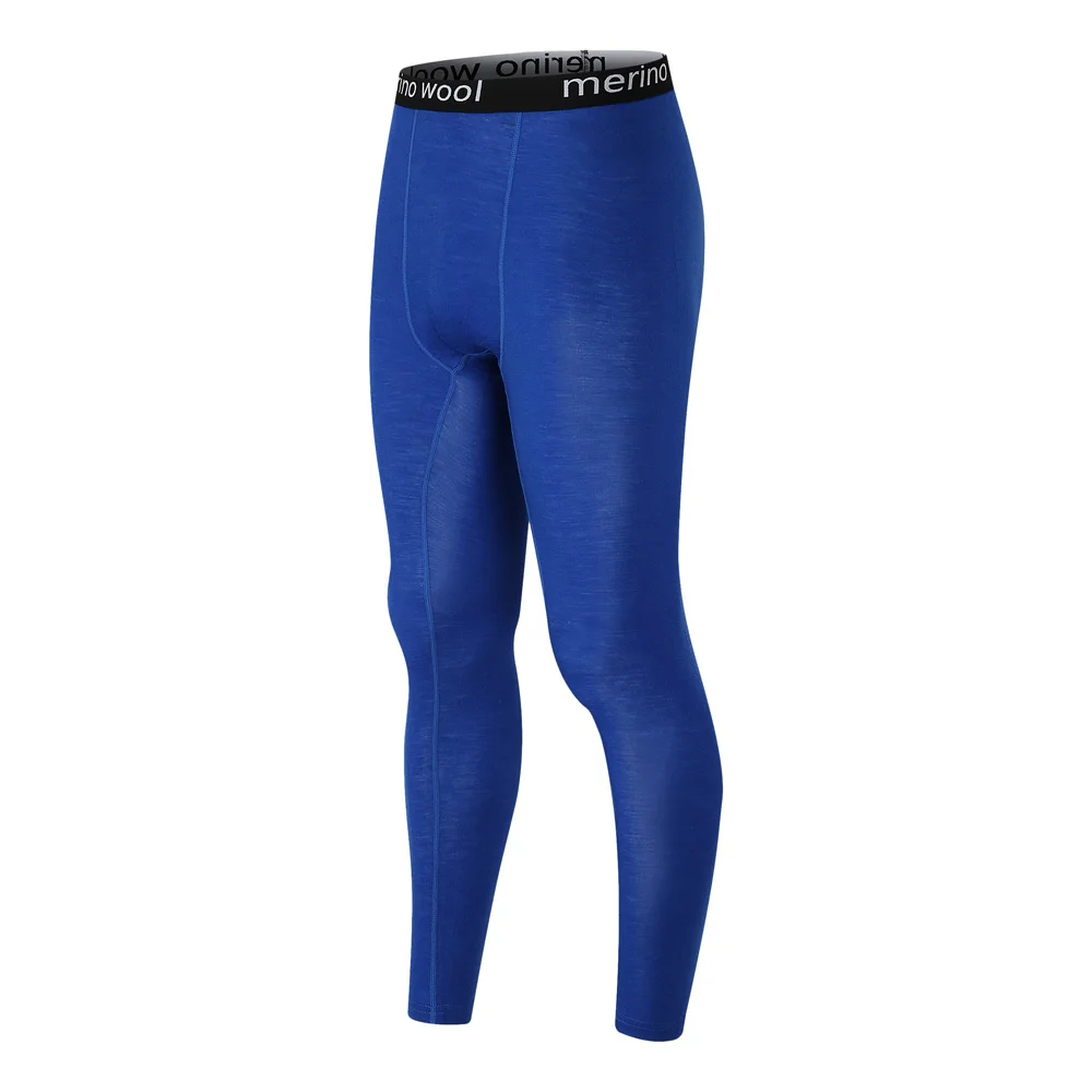 Men's 100% Merino Wool Long Underwear Base Layer Leggings 260 GSM