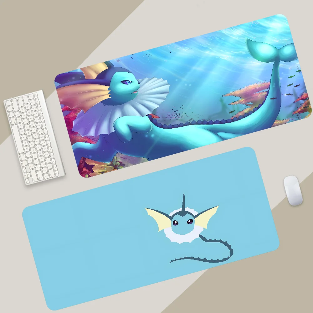 1pc Vaporeon P-Pokemon-n Anime Mouse Pad Large Mouse Mat Pink Office Desk Mat Laptop Gaming Large Mousepad 4