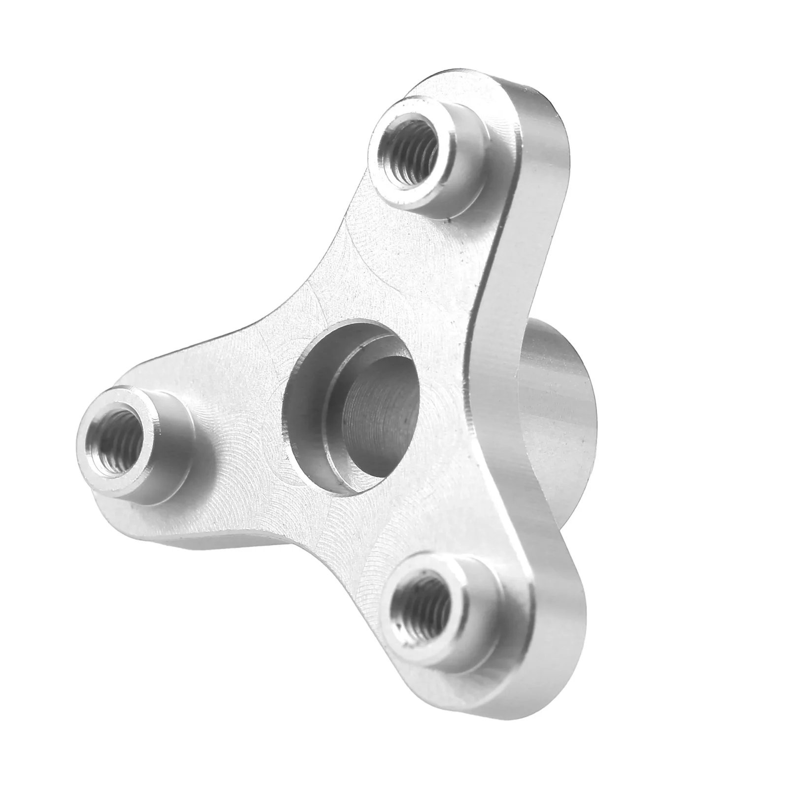 Jeu de 4 pneus RC en aluminium - Bleu ciel, noir, argent, rouge