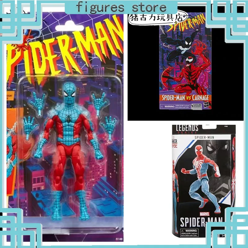 

In Stock Marvel Legends Web Man 1/12 Action Figures Spiderman Vs Carnage Spider-Man 6 Inch Anime Figurine Model Toy Collectible