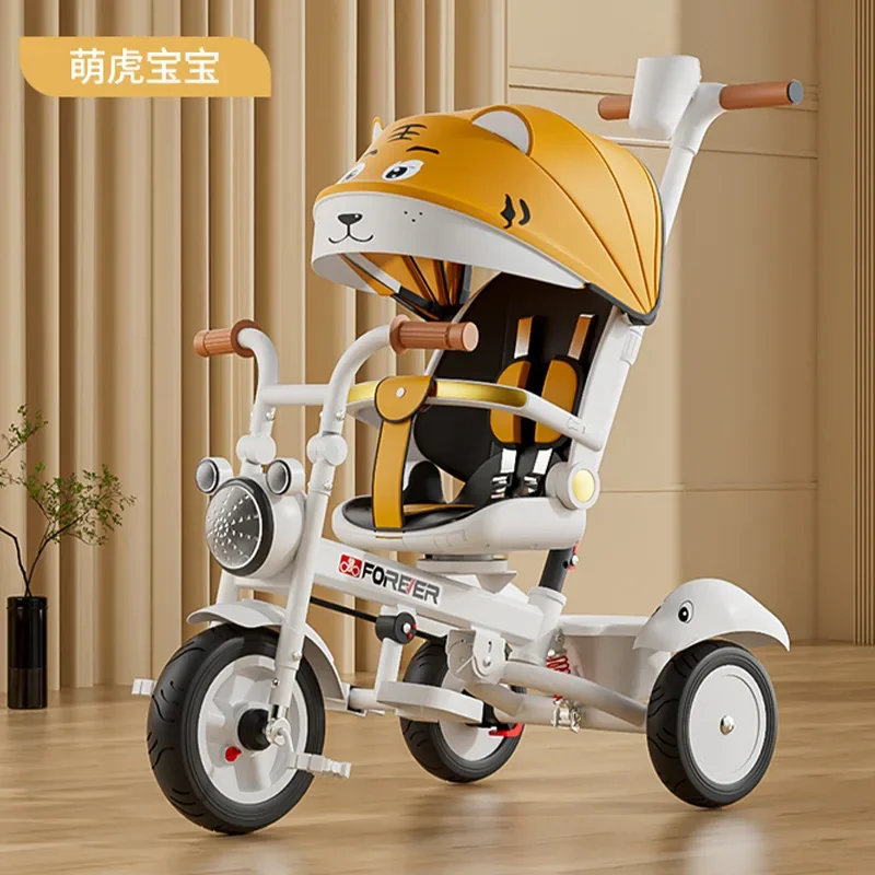 

Children's Tricycles Baby Strollers 1-6 Year Old Toddlers Bicycles Music Strollers 3 in 1 Strollers