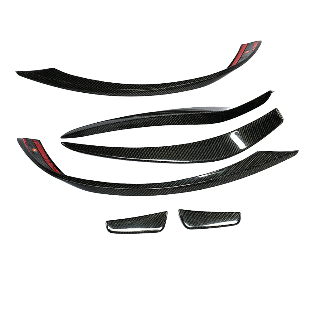 

6Pcs Carbon Fiber Front Bumper Air Splitter Spoiler for Mercedes-Benz a Class W176 A200 A160 A180 A250 A45 2013-2015