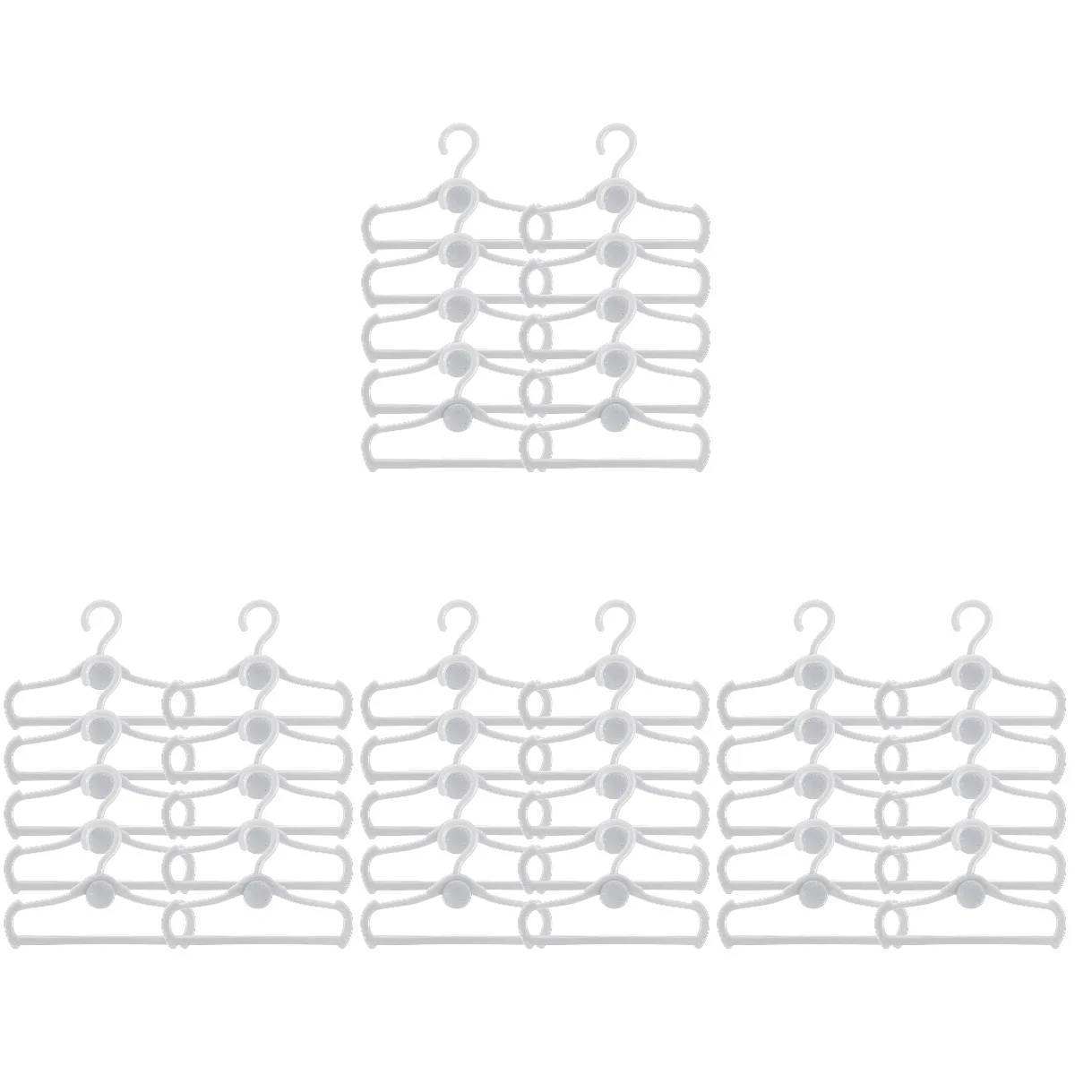 

400 Pcs Mini Hanger for Dolls Dress Accessories Clothes Hangers Miniature Plastic