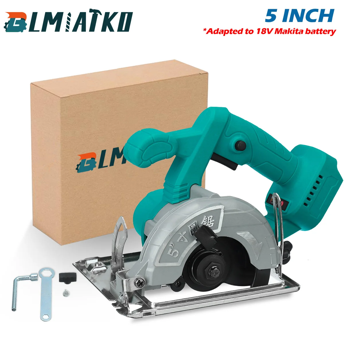 BLMIATKO Electric Circular Saw 200mm Saw Blade Multi Angle Cutting