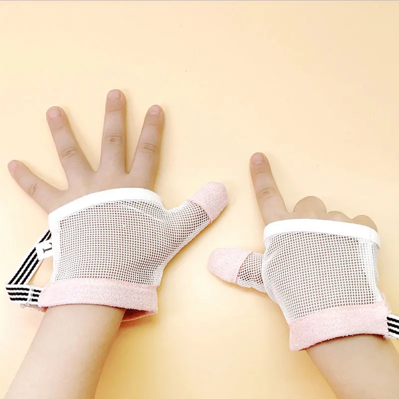 

Newest Baby Prevent Bite Fingers Nails Glove Children Infant Anti Biting Eat Hand Protection Gloves For Toddle Kids Harmless Set