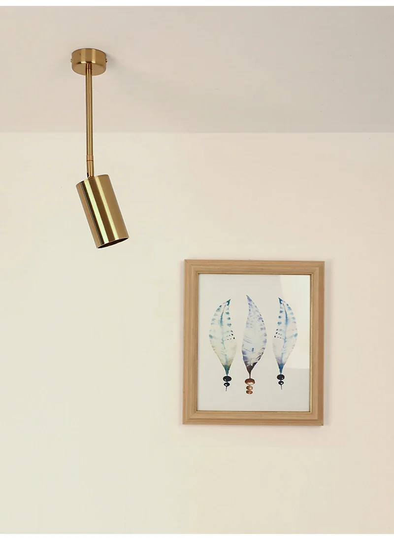 Description Picture 5 of itemSANDYHA Nordic Modern Simple Lighting Style 360 Degree Rotating Spotlight Surface Mounted Gold Ceiling LED Pendant Wall Lamps
