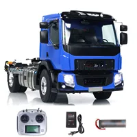 Customized LESU 1/14 RC Tractor Truck RTR Model 4x4 Metal Chassis Radio Control Car Toy Lights Sounds ESC Battery THZH1613 1