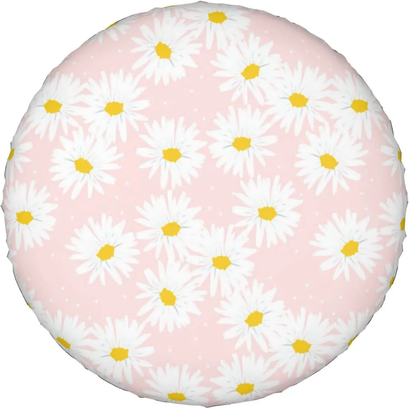 

BQIUULO Pink Daisy Spare Tire Cover Waterproof DustProof Wheel Protectors for Car RV Trailer SUV Camper Vehicle 16 inch