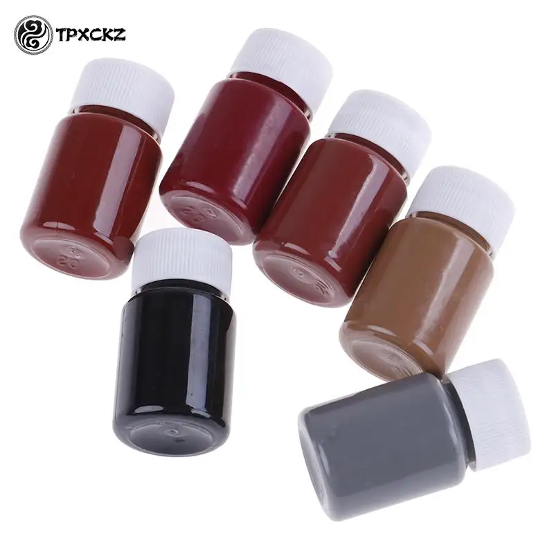 20ML Colors Leather Paint Set DIY Leather Edge Paint Edge Oil Dye