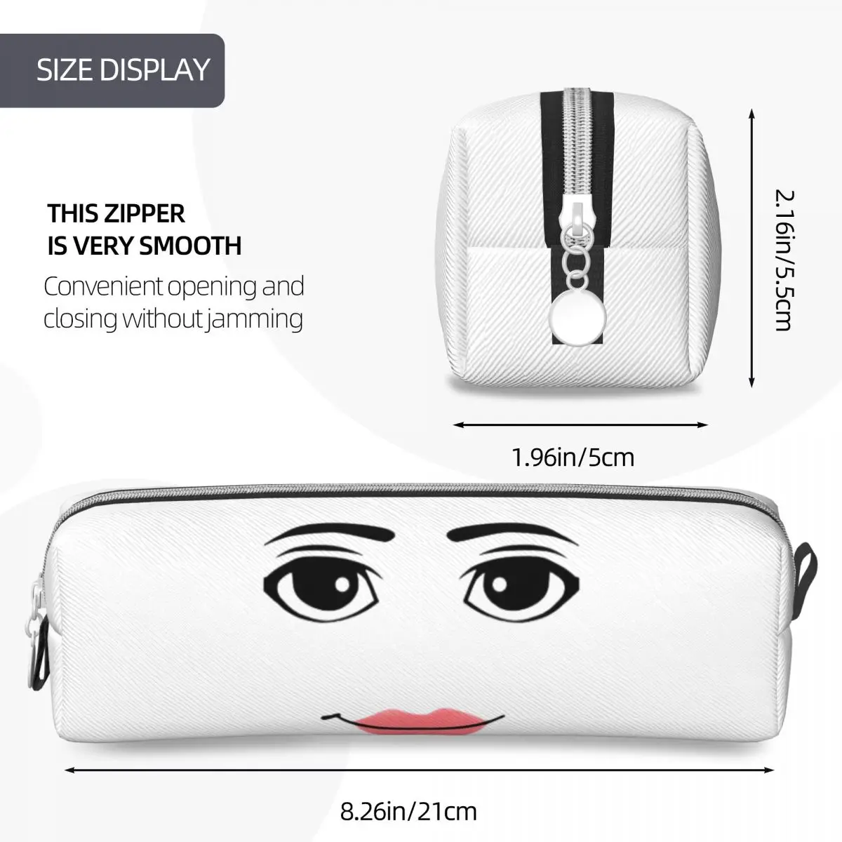 Woman Face Game Meme Pencil Case Pencil Box Pen Kids Big Capacity Bags Students School Gift Stationery