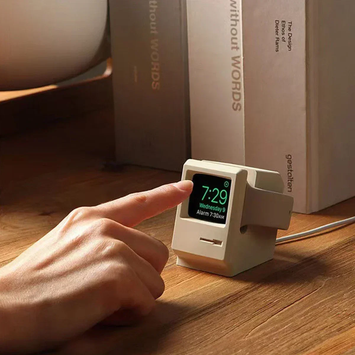 Simple Holder for Apple Watch Series 7 6 SE 5 4 3 2 1 Stand watch Nightstand Repair Keeper PC Home Charging Dock for iwatch