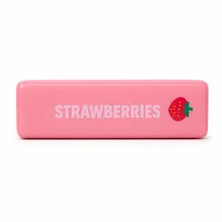 Cheese Shape Stress Relief Squishy Elastic Fidget Toy (Strawberry Large)
