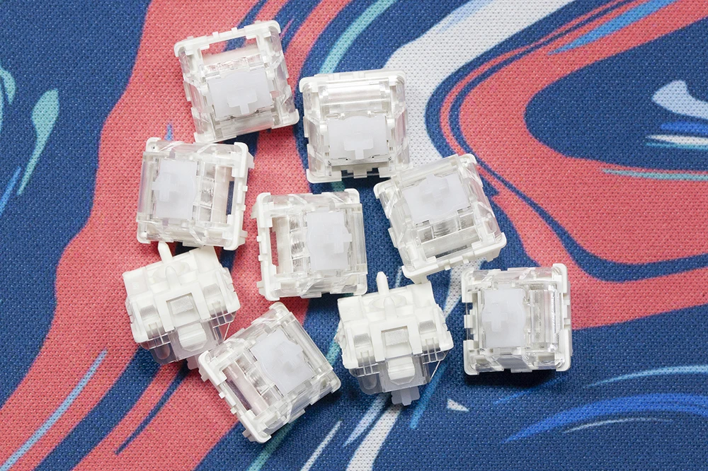 Latenpow Magnetic White Switch Linear for Magnetic mechanical keyboard 30gf POM PC ONLY FOR  Looting60 Looting68