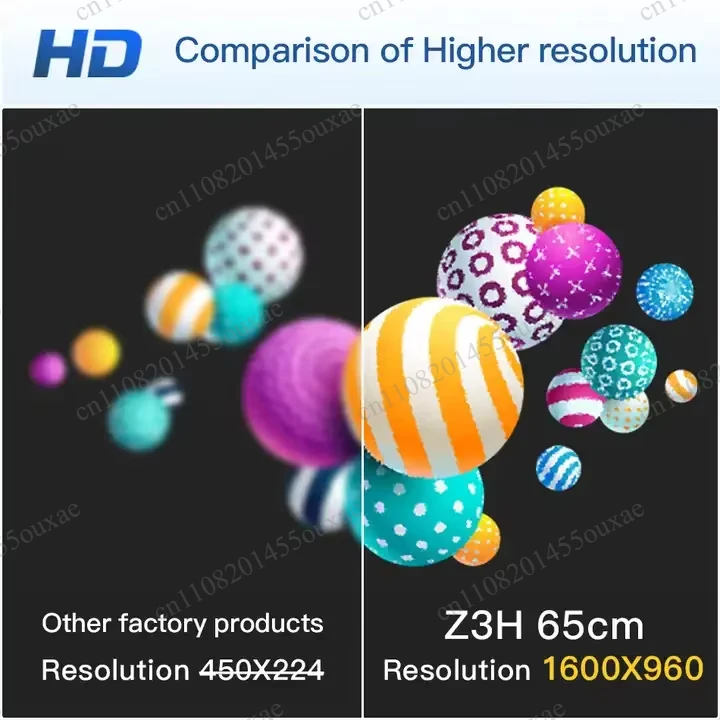 3D 홀로그램 광고 기술 65cm 4날개 고해상도 디스플레이 3D 홀로그램 LED 팬 프로젝터