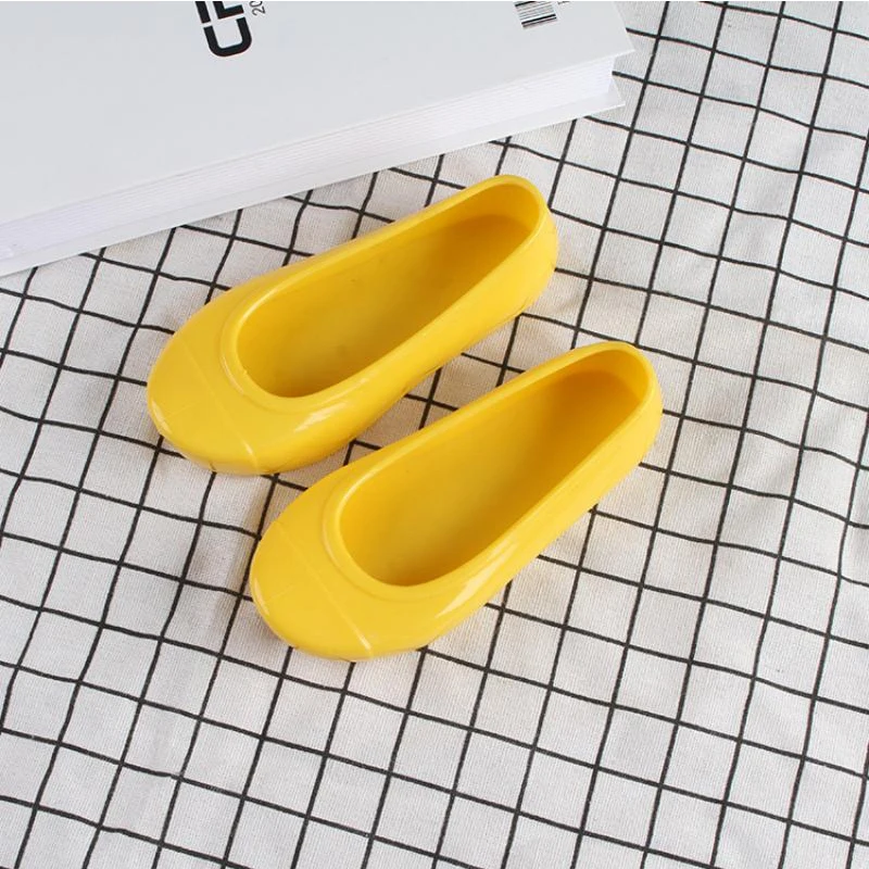 Spring And Autumn Fashion PVC Children's Shoes Cute Boys And Girls Sandals Flat Low Cylinder Jelly Children's Rain Shoes 4