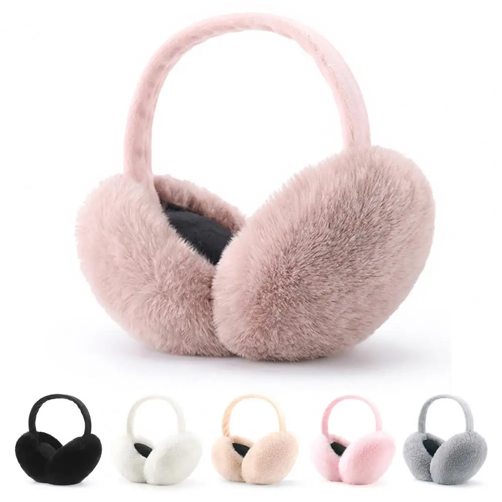 

Warm Earmuffs Windproof Soft Furry Foldable Coldproof Earmuffs Winter Thermal Ear Warmer For Outdoor Cycling Skiing Camping