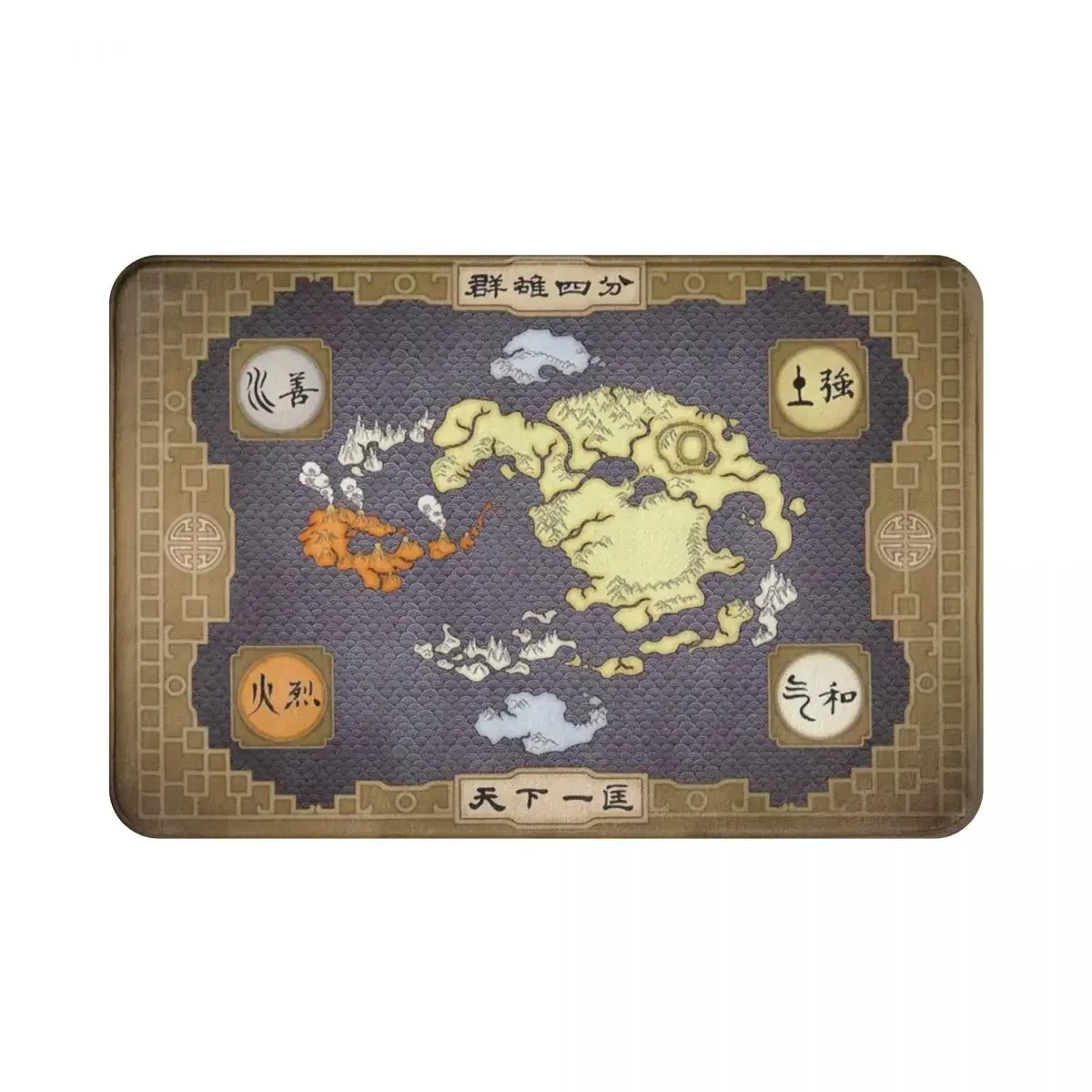 

Avatar Map Polyester Doormat Rug carpet Mat Footpad Non-slip Washable Front Room Corridor Kitchen Bedroom balcony toilet 40x60cm