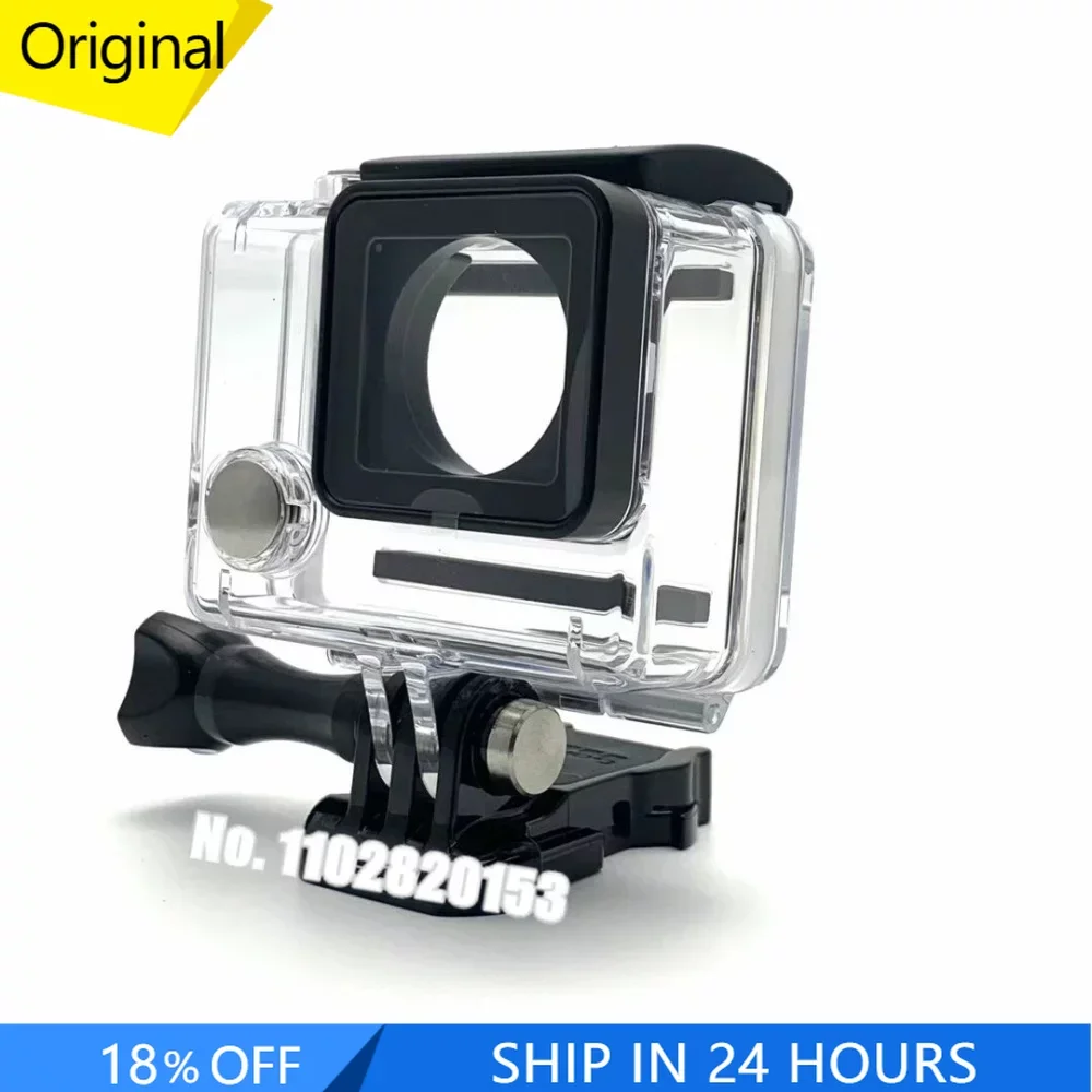 

Genuine Underwater Waterproof Shell Diving Housing Box Protective Case For GoPro Hero 4 hero3 hero3+ Camera Accessories