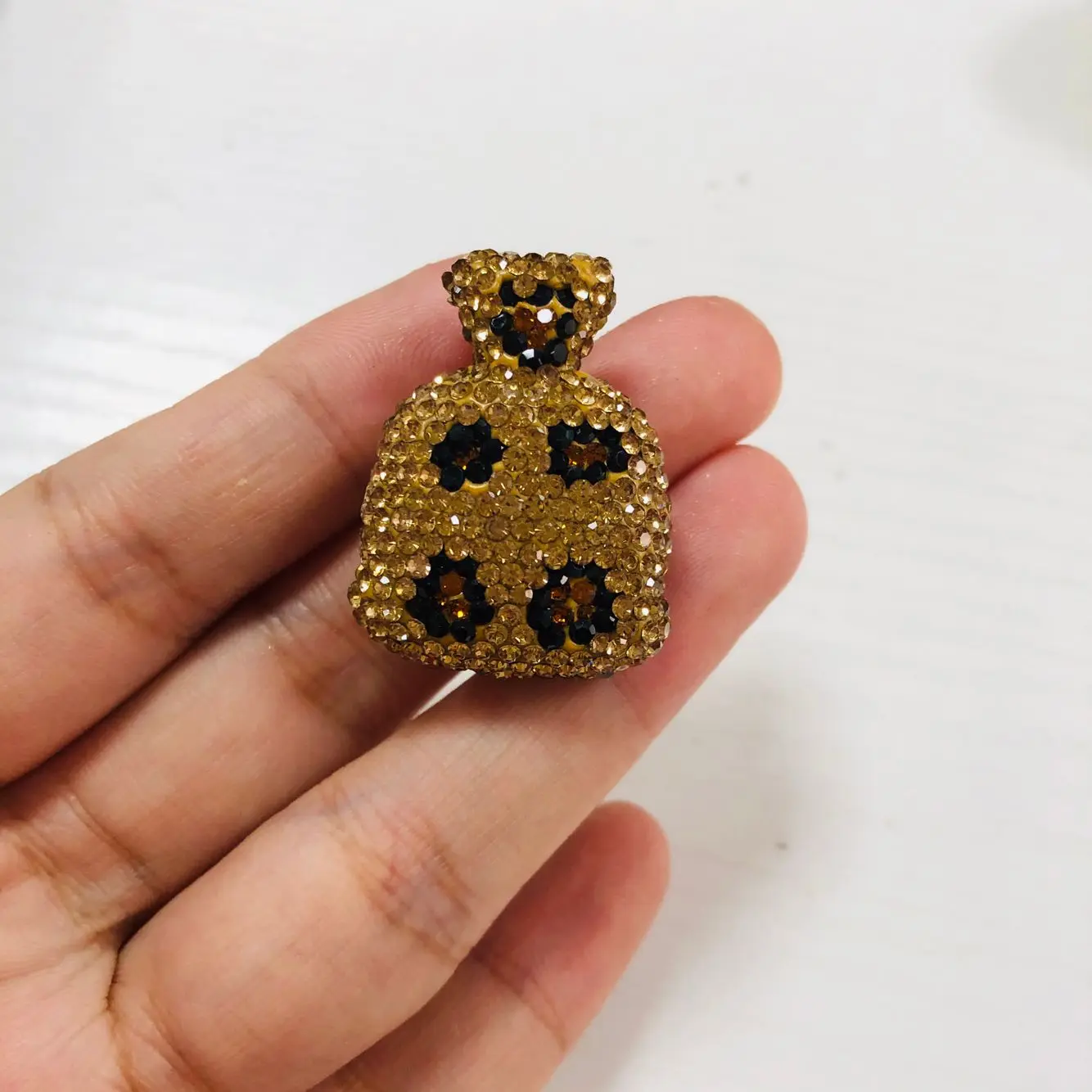 Glitter Luxury Butterfly Rhinestone Gems Ornament Set - Handcrafted DIY Phone Case Charms