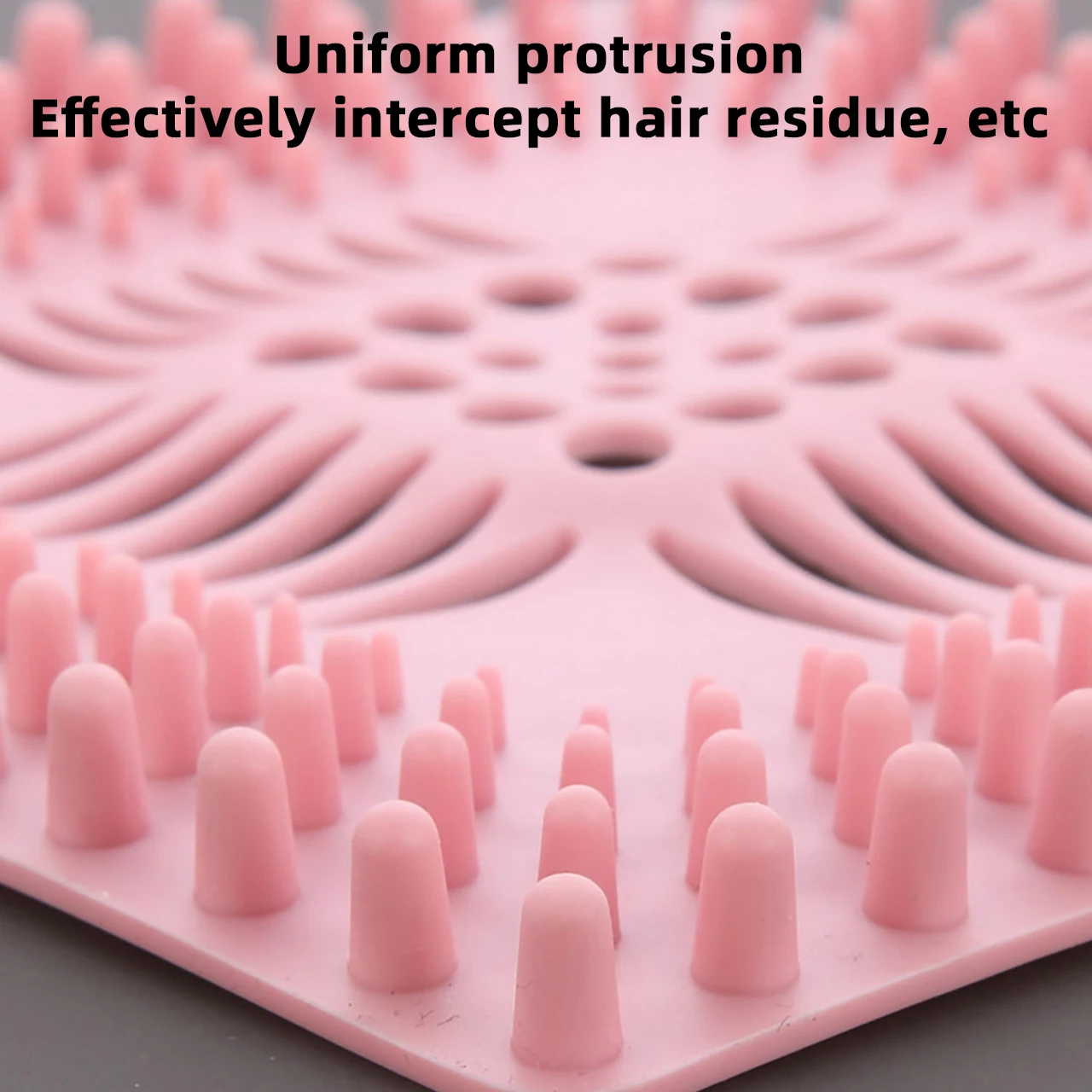 Square Soft Hair Filter Catcher Sink Anti-blocking Strainer Shower Floor Drain Stopper Kitchen Bathroom Deodorant Plug