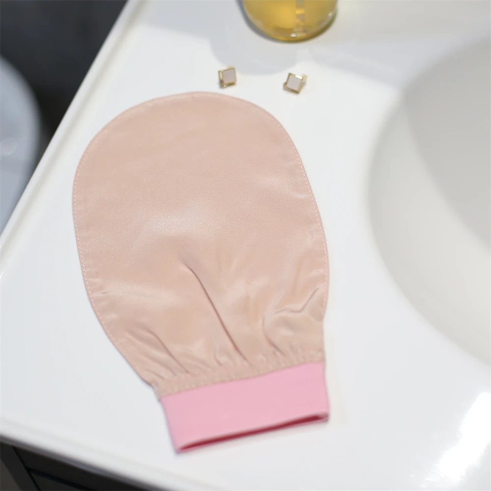 100% Silk Exfoliating Glove Turkish Silk DEEP EXFOLIATING Body Scrubber Dead Skin Removal Body Exfoliator SMOOTHS SKIN 2