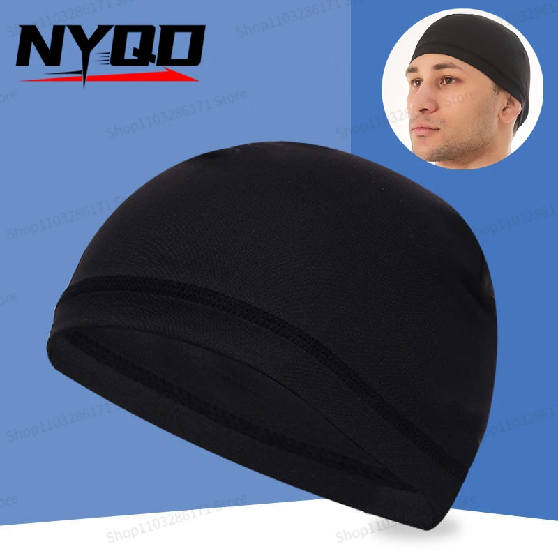 

Motorcycle Helmet Lining Mesh Cap Summer Bike Skull Cap Men Cycling Accessories Hiking Running Sports Bicycle Hats