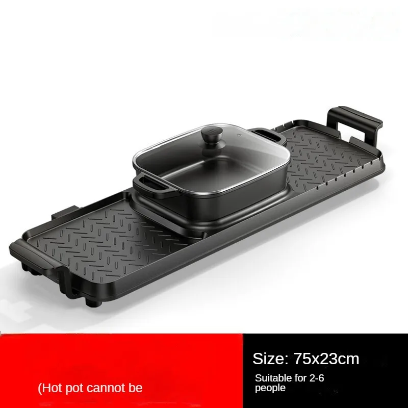 Griglia Elettrica Coreana Doppio Uso | Barbecue + Hotpot | Senza Fumo, 220V - Foto 3