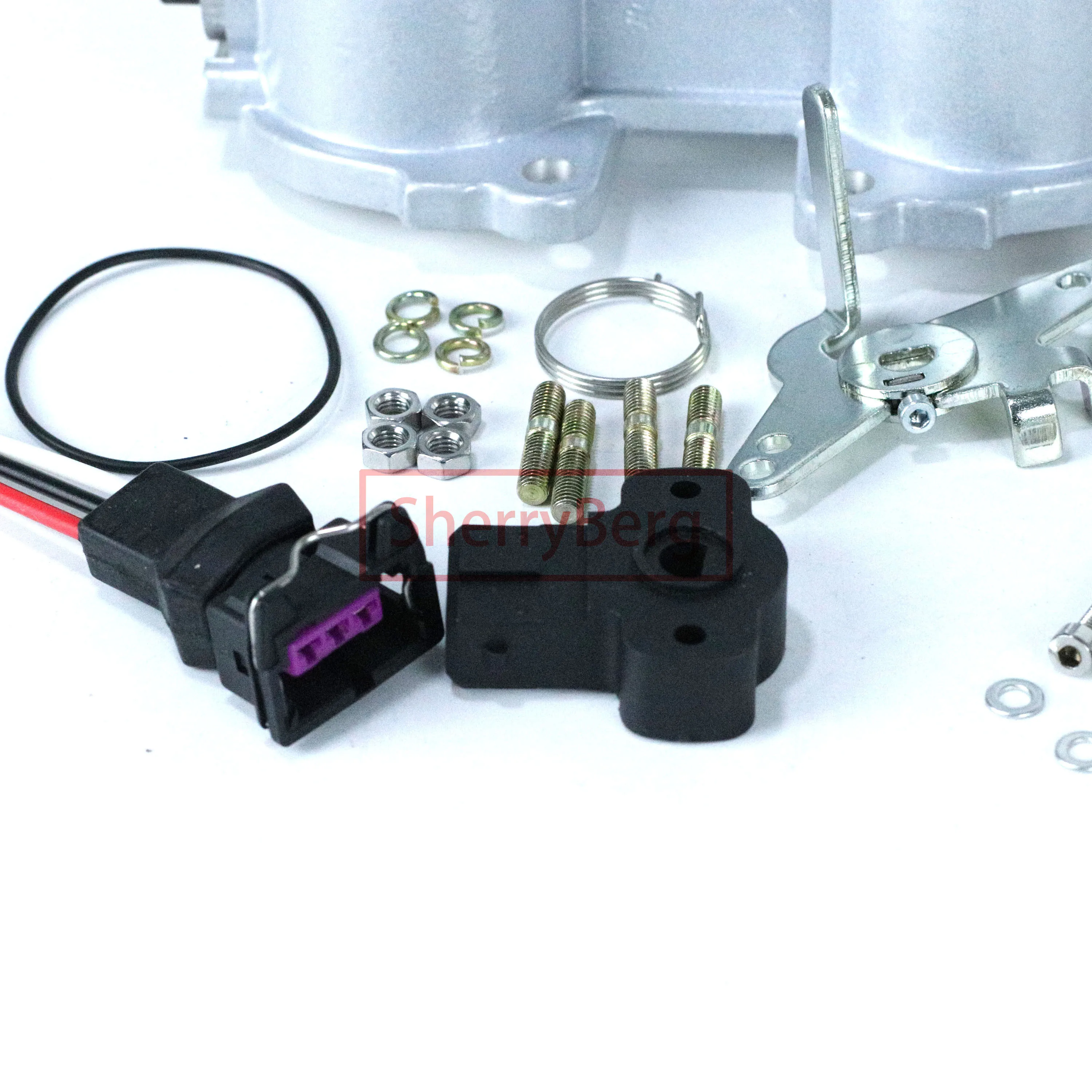 SherryBerg 듀얼 42IDF 스로틀 바디 및 TPS, Jenvey Dellorto EMPI EMP Solex Fajs Zenith IDF Carb 84mm, 높이 TFP42I 42mm Weber