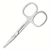 Precision Stainless Steel Scissors For Beard & Facial Hair - Safe Rounded Tip, Ideal For Men & Women 3
