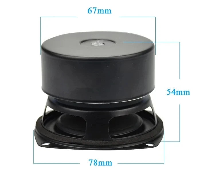 AIYIMA 1Pcs Subwoofer 3 Inch 25W HiFi Subwoofer Speaker 4 /8 Ohm Woofer Audio Sound Speakers Bass Loudspeaker Home Theater DIY
