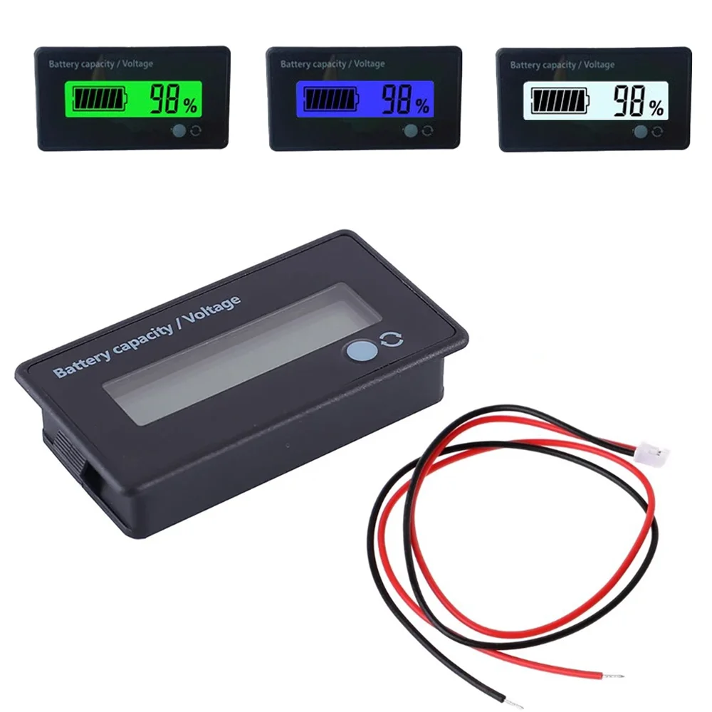 Universal Battery Capacity and Voltage LCD Digital Tester