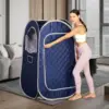 Portable Steam Sauna Full Body Personal Home Spa Foldable Saunas Tent with 4L & 1500W Steam Generator 5