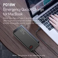 Baseus Power Bank 20000mAh Portable Charger Powerbank 10000mAh External Battery PD 22.5W Fast Charging For iPhone 16 15 Xiaomi 2